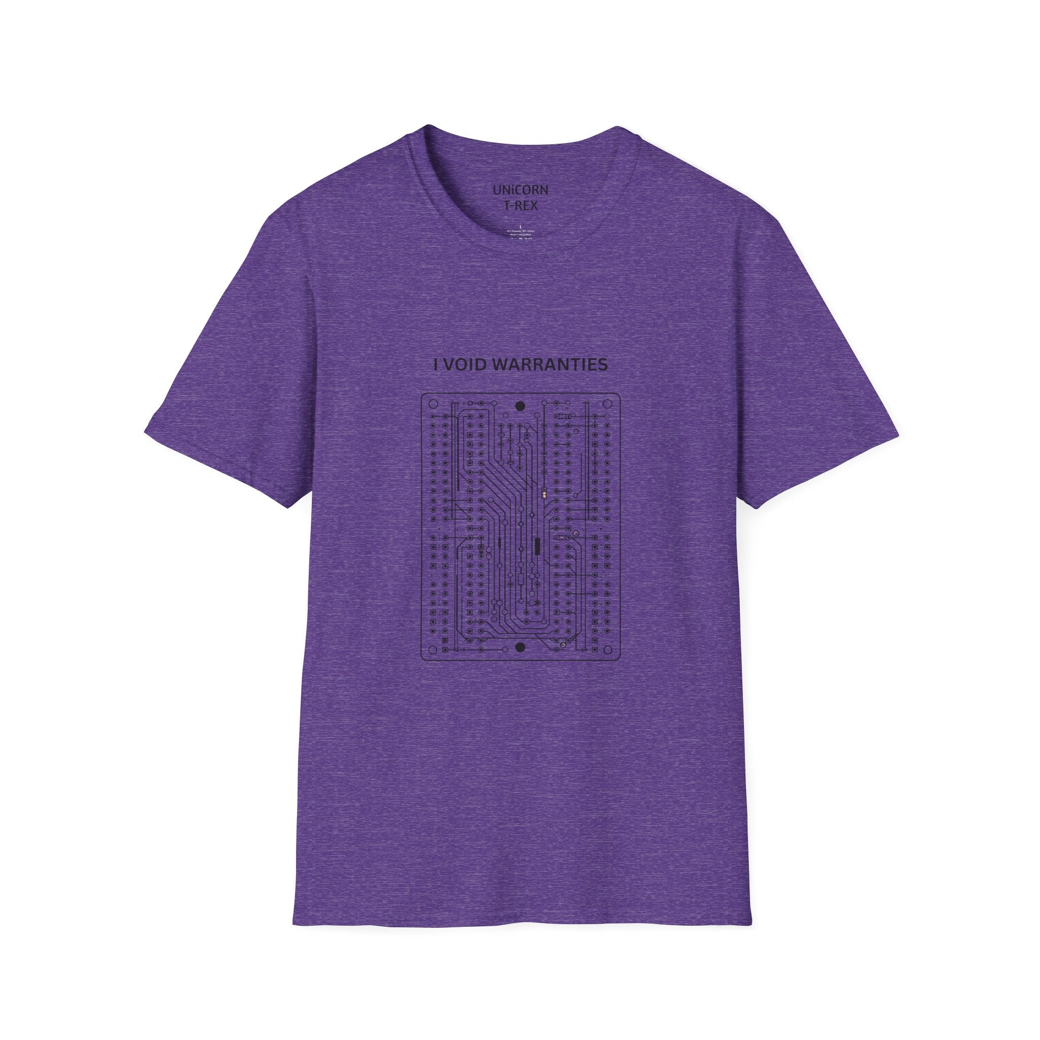 I Void Warranties T-Shirt | Circuit Board Illustration