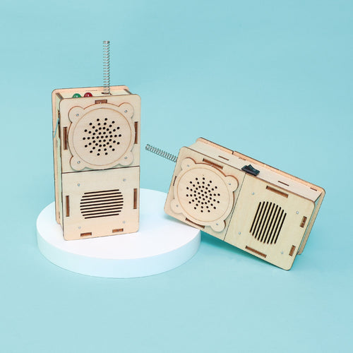 Build & Learn Walkie Talkie STEM Kit (Set of 2) – Hands-On Electronics
