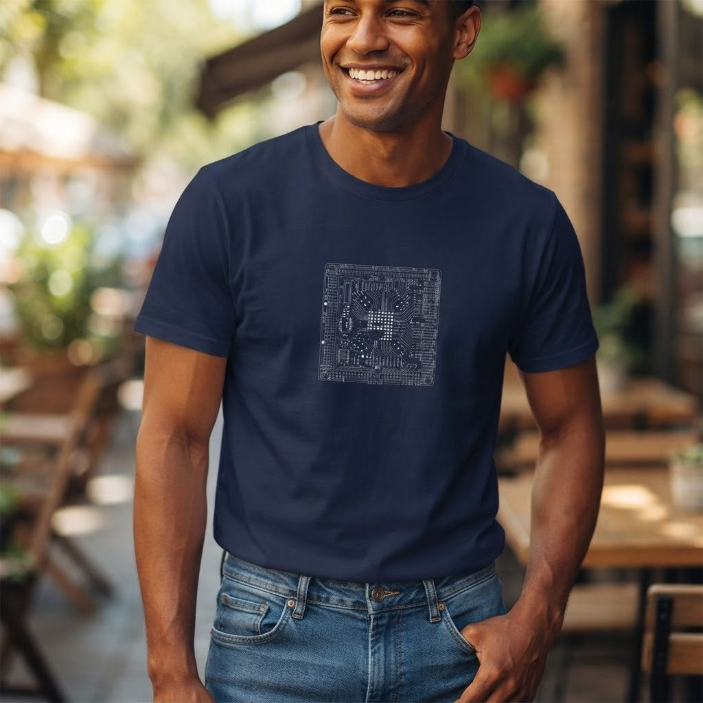 Electronics Nerd PCB Breadboard Tee Shirt