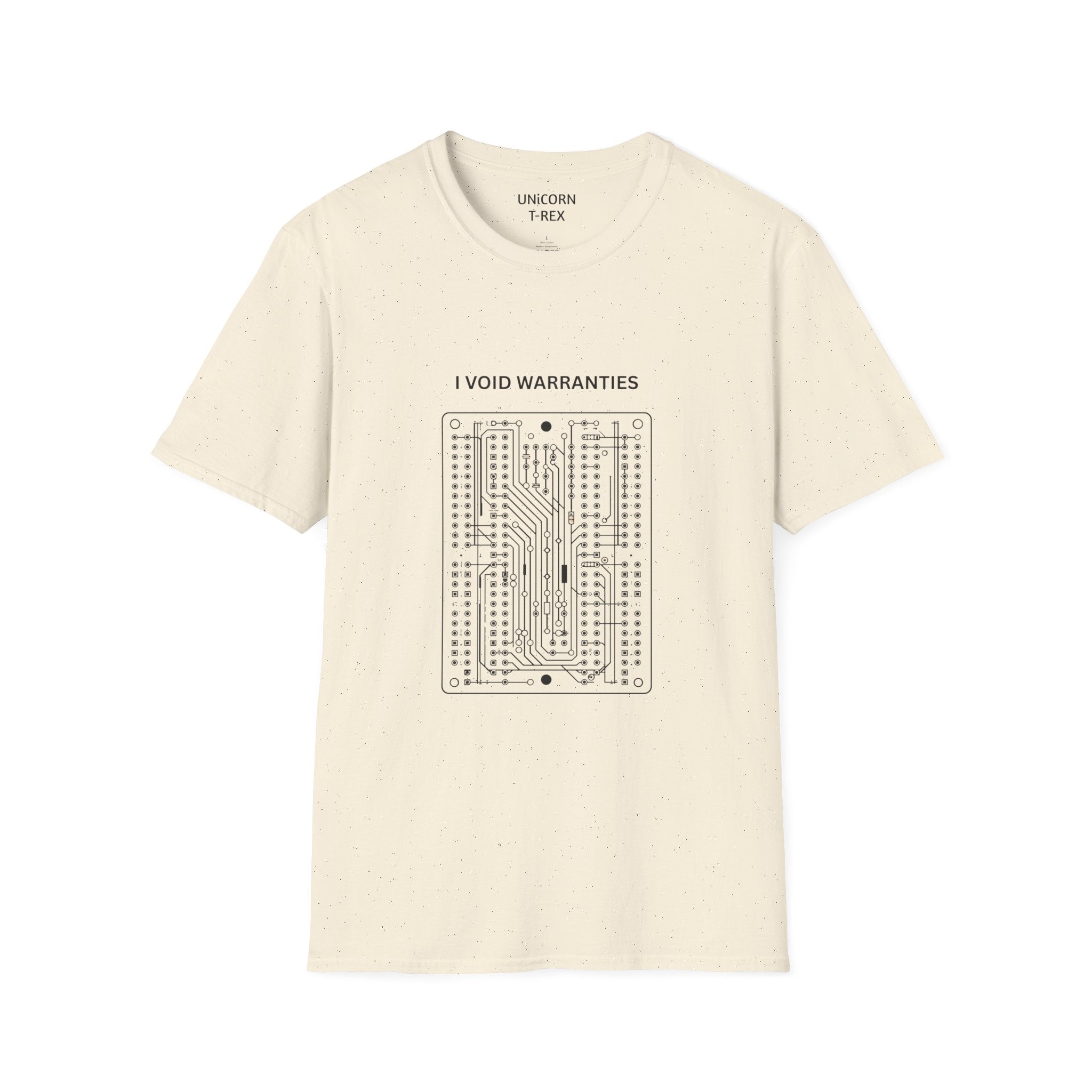 I Void Warranties T-Shirt | Circuit Board Illustration