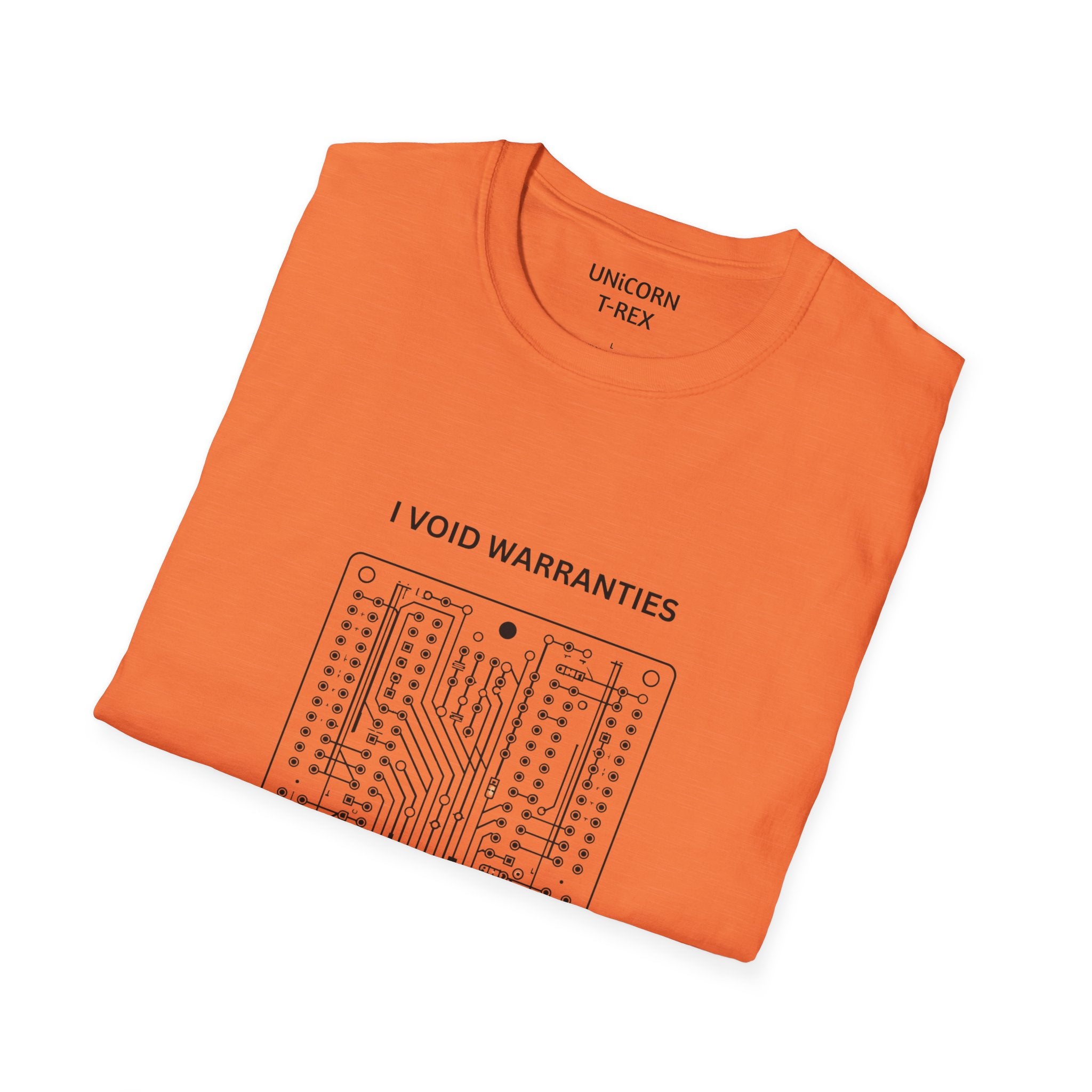 I Void Warranties T-Shirt | Circuit Board Illustration